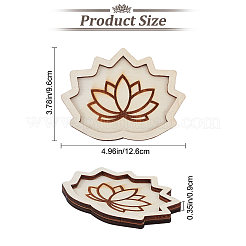 Wooden Crystal Ornament Display Tray&nbsp;AJEW-WH0324-31B
