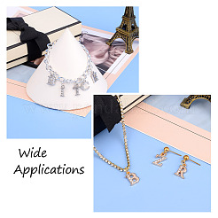 2 Sets 2 Colors Alloy Rhinestone Charms&nbsp;ALRI-FW0001-01
