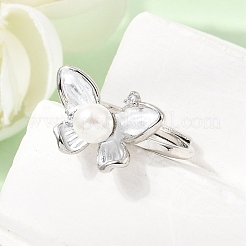 Adjustable Brass Micro Pave Cubic Zirconia Enamel Finger Rings&nbsp;CU-CBABA66-07A-P