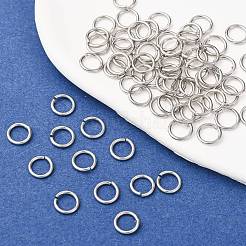 Tarnish Resistant 304 Stainless Steel Open Jump Rings&nbsp;STAS-Q186-02-8x1.2mm