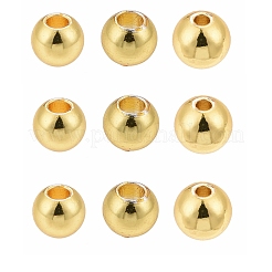 Brass Real 18K Gold Plated Solid Beads&nbsp;KK-PH0036-73