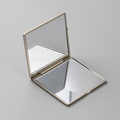 Square with Rose Plastic Foldable Mirrors&nbsp;FIND-WH0152-385C