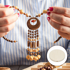 150Pcs Wooden Beads&nbsp;WOOD-DR0001-02B