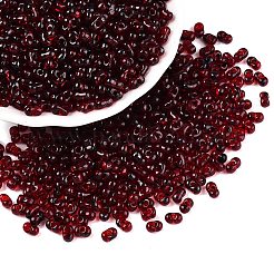 Picasso Spray Painted Glass Seed Beads&nbsp;SEED-T006-04-32