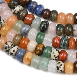 Natural Mixed Stone Beads Strands&nbsp;GG-CBAD029-B03-5x8mm