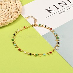 Brass Curb Chains Anklets&nbsp;AJEW-AN00310
