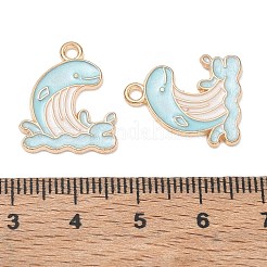 Alloy Enamel Pendants&nbsp;AL-ABAE435-01A