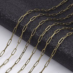 Brass Paperclip Chains&nbsp;LS-CHC-S008-001C-AB