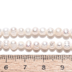 Natural Cultured Freshwater Pearl Beads Strands&nbsp;PEAR-N026-01