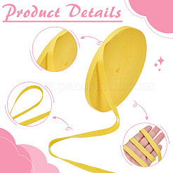 Cotton Ribbons&nbsp;SRIB-WH0008-05B