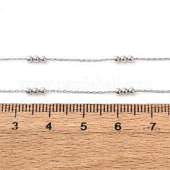 2MM Brass Round Ball Cable Chain Necklaces&nbsp;MAK-L045-01P