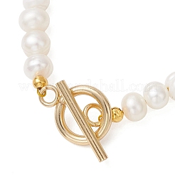 Natural Cultured Freshwater Pearl Beaded Bracelets for Women&nbsp;BJEW-JB13319-01