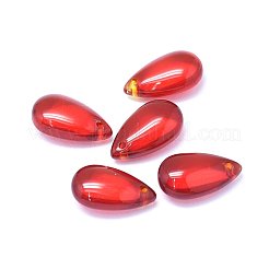 Transparent Glass Charms&nbsp;GLAA-H016-11K-2