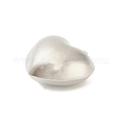 Three-Dimensional Heart Brass Pendants&nbsp;KK-V006-03P-01