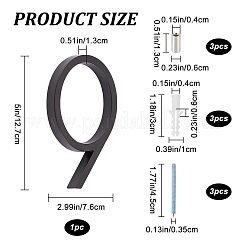 Zinc Alloy Number Sign Labels&nbsp;FIND-WH0061-83J