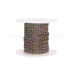 Ion Plating(IP) 304 Stainless Steel Curb Chains&nbsp;MP-TAC0010-01M