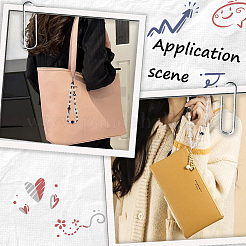 2Pcs 2 Colors Plastic Mobile Straps&nbsp;HJEW-GF0001-44