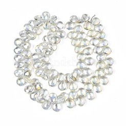 Electroplate Glass Beads Strand&nbsp;EGLA-S188-27-B03