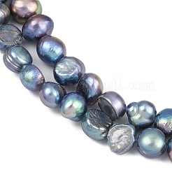 Natural Cultured Freshwater Pearl Beads Strands&nbsp;PEAR-P064-20B-02B