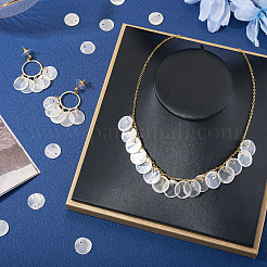 120Pcs Natural Capiz Shell Disc Charms&nbsp;BSHE-TA0001-27
