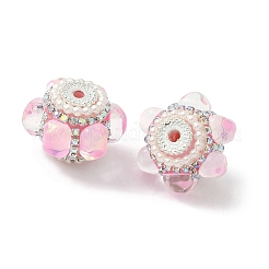 Sparkling Acrylic Rhinestone Beads&nbsp;CLAY-NH0003-01S-01