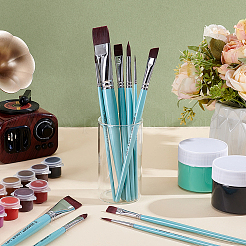10Pcs Nylon Artist Watercolor Painting Makeup Brush Set&nbsp;MRMJ-WH0087-46