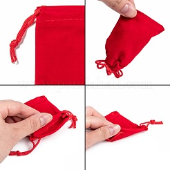 Rectangle Velvet Pouches&nbsp;TP-R022-5x7-04