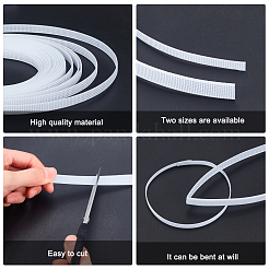 44~45M 2 Style Polyester & Plastic Boning Sewing Wedding Dress Fabric&nbsp;OCOR-PH0001-40