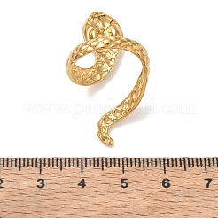 304 Stainless Steel with Cubic Zirconia Cuff Open Rings&nbsp;SA-CBAF5A1-04G