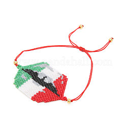 Glass Seed Braided Bead Bracelet&nbsp;BJEW-A121-14A