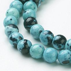 Synthetic Ocean White Jade Bead Strands&nbsp;G-J350-10mm-07