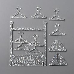 Transparent Acrylic Earring Display Stands&nbsp;EDIS-WH0021-06B
