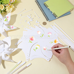 10Pcs DIY Craft Paper Windmill&nbsp;DIY-CP0013-51