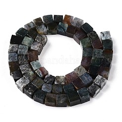 Natural Indian Agate Beads Strands&nbsp;G-T139-6x6-13A