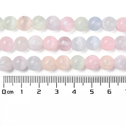 Macaron Color Natural Selenite Beads Strands&nbsp;G-Q162-A01-02A-02