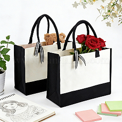 4Pcs Large Capacity Canvas Tote Bags&nbsp;AJEW-MA0001-43