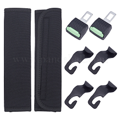 8Pcs 3 Style ABS Car Seatbelt Plug&nbsp;AJEW-FH0001-84