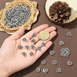 120Pcs Tibetan Style Alloy Beads&nbsp;FIND-YW0008-80