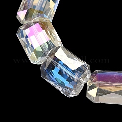 Electroplated Glass Beads&nbsp;EGLA-H002-A-17