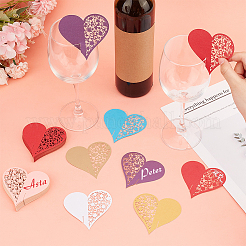 70Pcs 7 Colors Paper Table Place Cards&nbsp;DIY-FG0005-55
