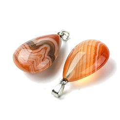 Natural Banded Agate Pendants&nbsp;GG-K002-09A