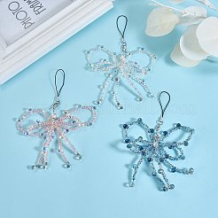 1Pc Glass Mobile Straps&nbsp;HJEW-SZ0001-59A