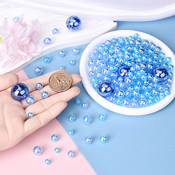 100G 5 Styles Transparent Acrylic Beads&nbsp;MACR-YW0003-41