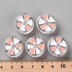 Transparent Enamel Acrylic Beads&nbsp;TACR-S155-005C