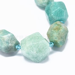Natural Amazonite Beads Strands&nbsp;G-F632-46