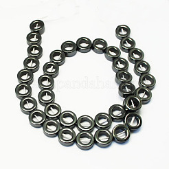 Non-magnetic Synthetic Hematite Beads Strands&nbsp;G-S081-14mm