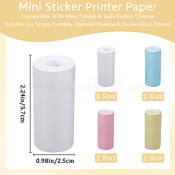 3 Sets 2 Styles Direct Thermal Paper Roll&nbsp;DIY-CP0010-89