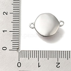Natural Carnelian(Dyed & Heated) Flat Round Links Connector Charms&nbsp;KK-K388-04P