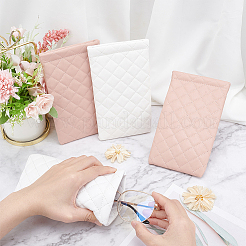 AHADEMAKER 4Pcs 2 Colors PU Imitation Leather Slip-in Glasses Case&nbsp;AJEW-GA0005-22