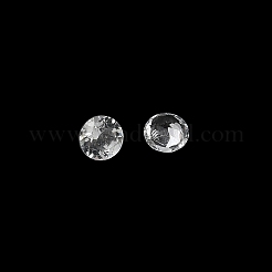 Faceted Natural White Topaz Cabochons&nbsp;G-I295-05C-18B-10